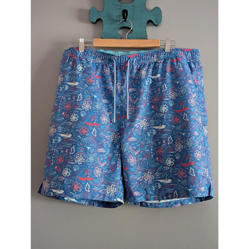 Peter Millar Seaside Collection Mens Swim Trunks Shorts XL Summer Beach Resort